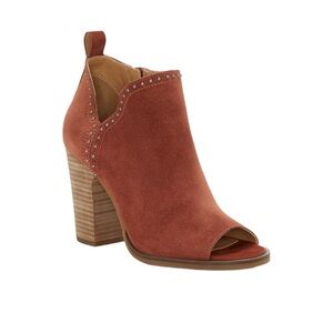 Lucky Brand Lotisha Booties Sz 10‎ Red Oak Booties